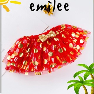 Emilee กระโปรงตูตู กระโปรงเจ้าหญิง สีสันสดใส สําหรับเด็กผู้หญิง