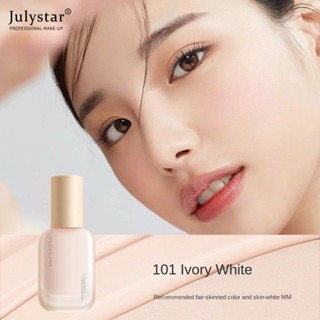 JULYSTAR Joco Light Yarn Liquid Foundation Cream ผิวแข็งแรงติดทนนานไวท์เทนนิ่ง Flawless Oil Control คอนซีลเลอร์ให้ความชุ่มชื้น Waterproof Face Makeup