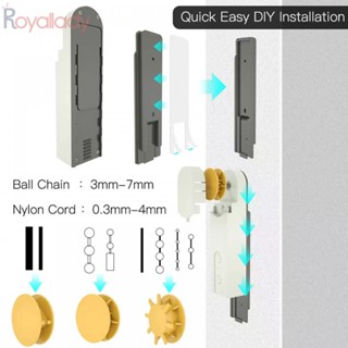#ROYALLADY#Curtain ชุดเชือกดึงควบคุมด้วยเสียง 1A 20-40rpm อุปกรณ์เสริมที่ชาร์จ DC 8.4VDC