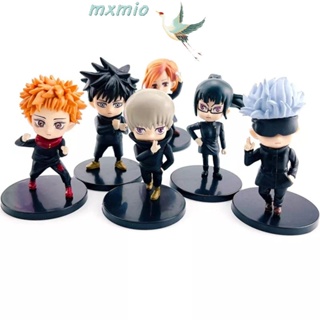 Mxmio ตุ๊กตาฟิกเกอร์ Jujutsu Kaisen Kugisaki Nobara Fushiguro Megumi Gojo Satoru Q Version ของเล่น สําหรับเก็บสะสม