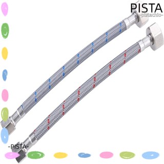 Pista สายก๊อกน้ํา สเตนเลส 304 60 ซม. ทนทาน สุ่มสี สําหรับห้องครัว 2 ชิ้น