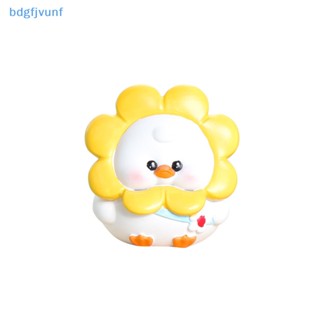 Bdgf ฟิกเกอร์ Happy Duck สําหรับตกแต่งบ้านตุ๊กตา