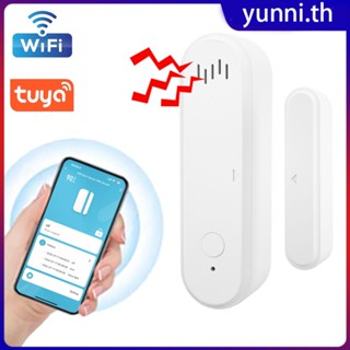 Tuya Wifi Door Sensors Alarms Contact Wireless Door Window Magnet Entry Detector Sensor for Your Home Security Yunni