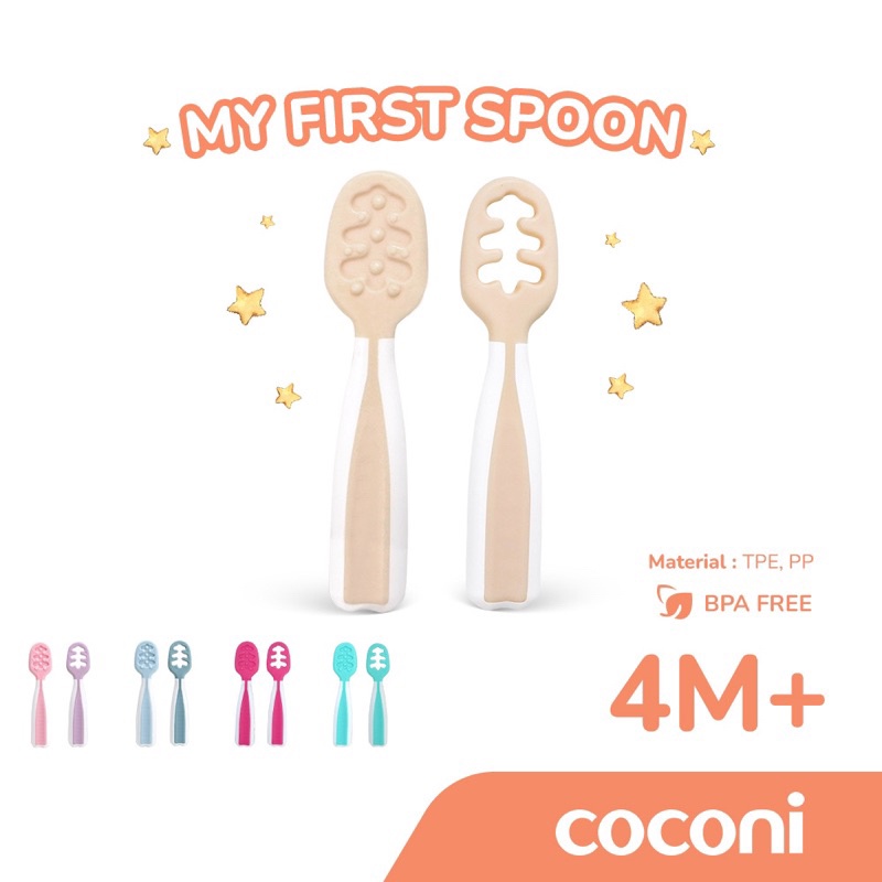 COCONI Pre Spoon 2 in 1 | ช้อนป้อนอาหารเด็ก BLW