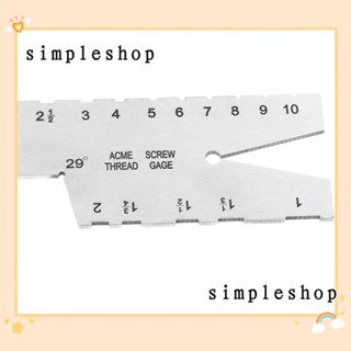 Simple เกจวัดมุมสกรู สเตนเลส 29 องศา ทนทาน