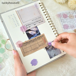 Luckyhouse0^^ สติกเกอร์ PVC ลายดอกไม้ กันน้ํา สําหรับตกแต่งสมุดภาพ ซองจดหมาย DIY