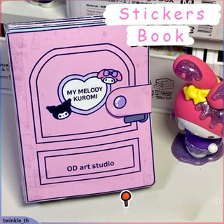 【ready Stock】sanrio Quiet Book Cartoon Anime Kuromi My Melody Pochacco Cinnamoroll Sticker Games Funny Diy Decompress Toy For Kid (twinkle.th)