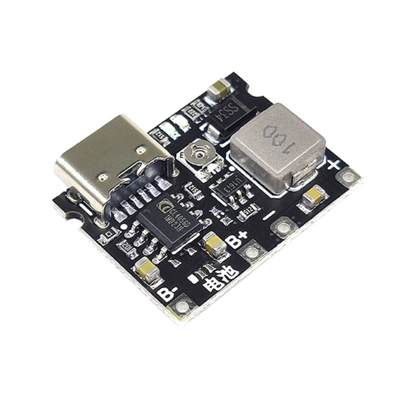 บอร์ดโมดูลชาร์จแบตเตอรี่ลิเธียม Li-ion 18650 3.7V 4.2V DC-DC USB Type-C 2A