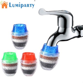 Lumiparty เครื่องกรองน้ําคาร์บอน 5 ชั้น กําจัดคลอรีน ฟลูออไรด์ โลหะหนัก