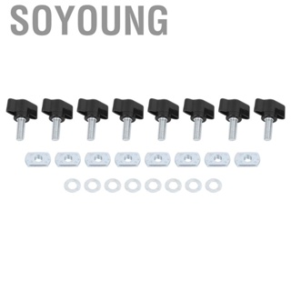 Soyoung Hard Top Quick  Fastener Kit Thumb Screw Nut Fit for  Wrangler YJ TJ JK M8 25mm 1995-2016