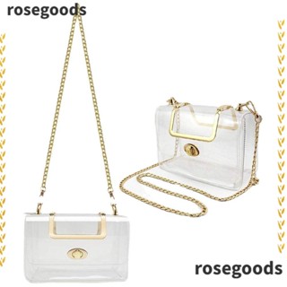 Rosegoods1 กระเป๋าเป้สะพายหลัง กระเป๋าสะพายไหล่ แบบใส