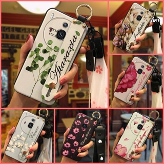 Anti-dust Fashion Design Phone Case For ZTE-Nubia Z50S Pro protective Soft case Wristband Anti-knock Silicone Back Cover