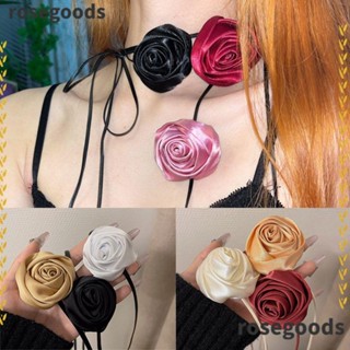 Rosegoods1 โซ่กระดูกไหปลาร้า สําหรับผู้หญิง สุภาพสตรี ปรับได้ เชือกคอ เครื่องประดับเค้นคอ