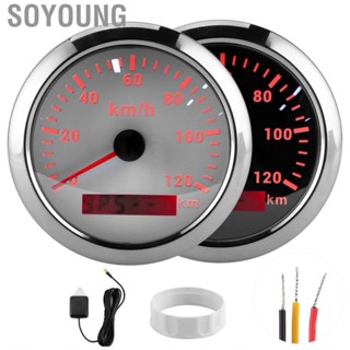 Soyoung Gauge  Speedometer Short Start Up Time Multifunctional with Backlight for Car Motorcycle Engineering Machine Boat Yacht Outboard