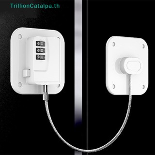 Trillioncatalpa อุปกรณ์ล็อคประตู หน้าต่าง ตู้ ลิ้นชัก แบบใส่รหัสผ่าน เพื่อความปลอดภัยของเด็ก