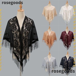 Rosegoods1 ผ้าคลุมไหล่ ผู้หญิง หรูหรา เสื้อคลุม ห่ออุปกรณ์จัดงานแต่งงาน ผ้าคลุมไหล่เจ้าสาว