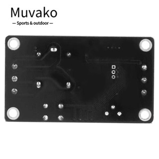 Muvako โมดูลรีเลย์ตั้งเวลา DC5V พลาสติก สีดํา ทนทาน สําหรับช่างไฟฟ้า