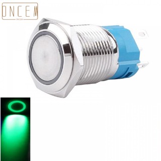 【ONCEMOREAGAIN】Sleek Design Stainless Steel LED Push Button for Industrial Applications