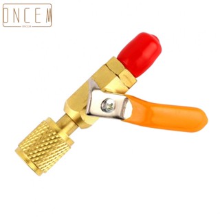 【ONCEMOREAGAIN】New HVAC/R Service Technology Refrigeration Tool Straight Ball Valve Adapter