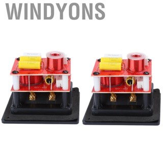 Windyons Audio Crossover Filters 2PCS HIFI Tweeter Bass 2‑Way Speaker Frequency Divider Supplies