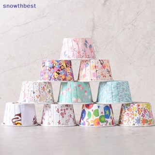 [Snowth] ถ้วยกระดาษใส่คัพเค้ก มัฟฟิน กันน้ํามัน [zkm]