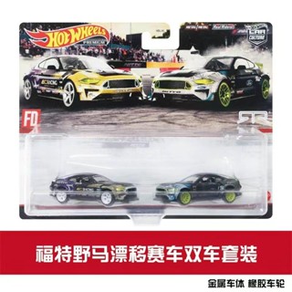 ชุดโมเดลล้อรถแข่ง Ford Mustang Drift Racing Nissan Rally ขนาด 1:64 ของเล่นสําหรับเด็ก
