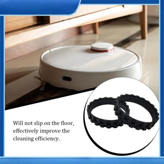 อะไหล่ยางล้อสูญญากาศ กันลื่น แบบเปลี่ยน สําหรับหุ่นยนต์ดูดฝุ่น Roomba 500 600 700 800 2 ชิ้น 1/3