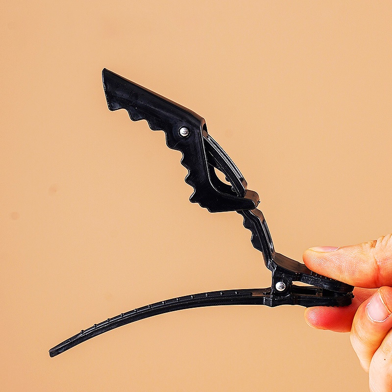 COD💖กิ๊บปากจระเข้หน้าม้าพลาสติกคลิปปากเป็ดผู้หญิงผู้ชายทรงผม ร้านตัดผม - รูปที่ 4