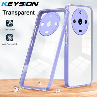 Keysion เคสโทรศัพท์มือถือ ซิลิโคนนิ่ม TPU ใส กันกระแทก สําหรับ Realme 11 Pro+ 5G 11 Pro 5G