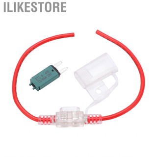 Ilikestore 6A Manual Reset Fuse  12AWG Holder  Dustproof Tinned Copper Wire Core Wide Application with Recovery Function for Yachts RVs Trucks