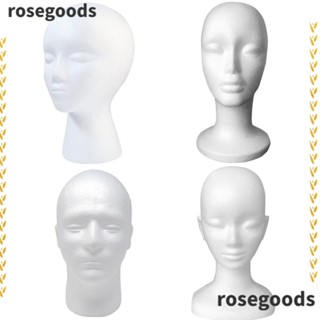 Rosegoods1 โมเดลหัวหุ่นโฟม สําหรับวิกผมผู้หญิง