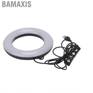 Bamaxis Ring Light  Plastic Dual Color USB Charging Fill for Live Steaming Online Meeting