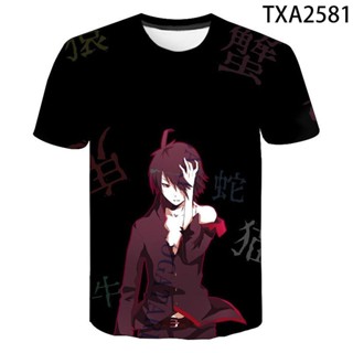 เสื้อยืด พิมพ์ลายอนิเมะ Monogatari Story Oshino Shinobu สไตล์สตรีท สําหรับผู้หญิง