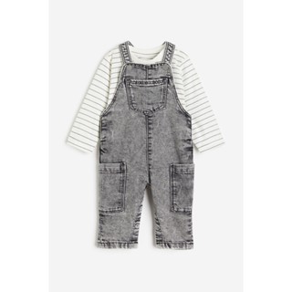 H&amp;M  Boy 2-piece top and dungaree set 1171003_1