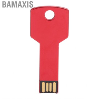 Bamaxis Red USB Flash Drive Aluminum Alloy Key Shape Memory U Disc For Car  Hot