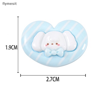 SANRIO Flymesit เครื่องประดับเรซิ่น รูปการ์ตูนซานริโอ้น่ารัก DIY สําหรับตกแต่งโทรศัพท์มือถือ 5 ชิ้น