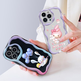 เคสโทรศัพท์มือถือ ซิลิโคนนุ่ม ลายการ์ตูน Melody Cinnamoroll Kitty น่ารัก สําหรับ Vivo T1 T1x S1 Pro V20 V23 V27 Pro V23e V25e V27e