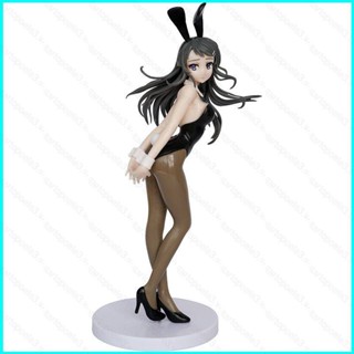 Star3 โมเดลตุ๊กตาฟิกเกอร์ Sakurajima Mai Action Figure Bunny Girls ของขวัญ สําหรับตกแต่งบ้าน เด็ก