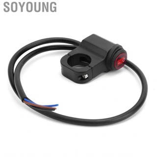 Soyoung Strobe Lamp Inductive Petrol Engine car ignition tester 7/8in Handlebar Switch Headlight Hazard Fog Control On Off Button