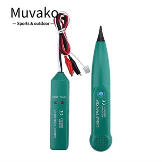 Muvako ตัวติดตามสายเคเบิลอีเธอร์เน็ต ABS สีเขียว RJ11 RJ45 UTP Stp Cat5 Cat6