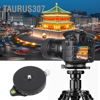 Taurus307 FC-60 360° Disc Tripod Quick Release Plate Panorama Base Head Clamp for DSLR