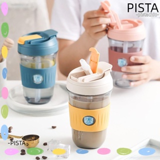 Pista ขวดน้ํา แก้วกาแฟ กันรั่ว ขนาด 600 มล. สําหรับเด็กผู้ชาย ผู้หญิง