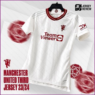 ใหม่ 2023-24 M United Away Jersey เสื้อยืด แขนสั้น พลัสไซซ์ สําหรับผู้ชาย ผู้หญิง เหมาะกับการเล่นกีฬา ฟุตบอล