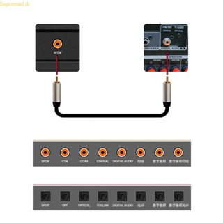 Best SPDIF RCA to RCA Male to Male สายเคเบิ้ลโคแอกเชียลสเตอริโอ ชุบทอง RCA