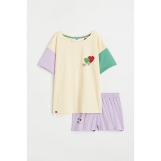 H&amp;M  Girl Pyjama T-shirt and shorts 1090949_1