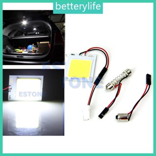 Btf โคมไฟ LED 48 ดวง หรี่แสงได้ 7W COB T10 12V อุปกรณ์เสริม สําหรับรถยนต์