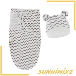 [Sunnimix2] ผ้าห่อตัวเด็กแรกเกิด ห่อหมวก นุ่ม พร็อพถ่ายภาพ ตกแต่ง สบาย เด็กทารก ผ้าห่มเด็กแรกเกิด เด็กผู้ชาย เด็กผู้หญิง ของขวัญวันเกิด