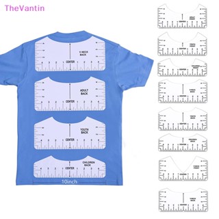 Thevantin ไม้บรรทัดวัดเสื้อยืด ทรงกลม พร้อมเทปวัด 1 ชิ้น สําหรับเด็ก และผู้ใหญ่ 8 ชิ้น ต่อชุด