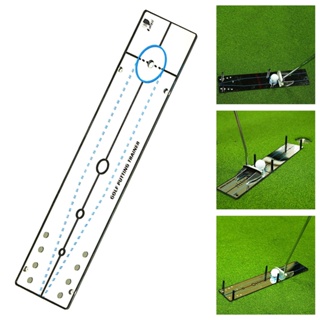 [lzdjhyke2yi] กระจกจัดตําแหน่งพัตกอล์ฟ น้ําหนักเบา สําหรับฝึกตีกอล์ฟ