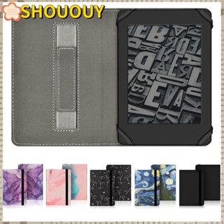 Shououy เคสเครื่องอ่านหนังสือ E-book หนัง PU 6 นิ้ว หลากสีสัน สําหรับ Kindle 10 11th Home Office 1 2 3 4